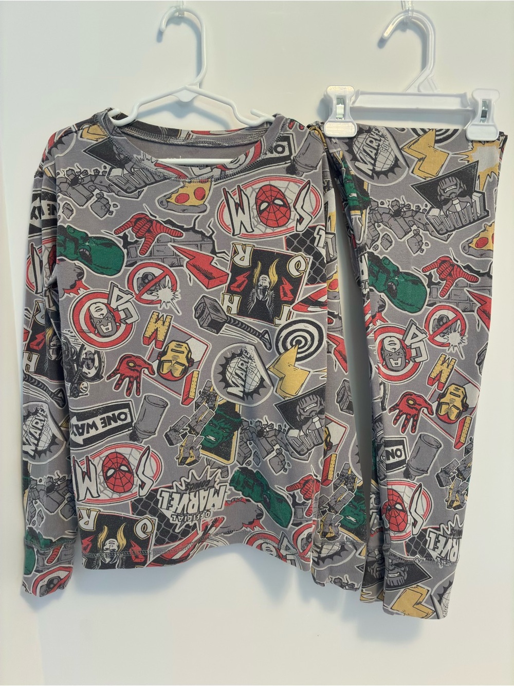 Gap Kids Organic Brushed Cotton Spider-Man PJ Set Size 12